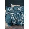 Спално бельо от сатениран памук с два плика -ARYA TURQUOISE